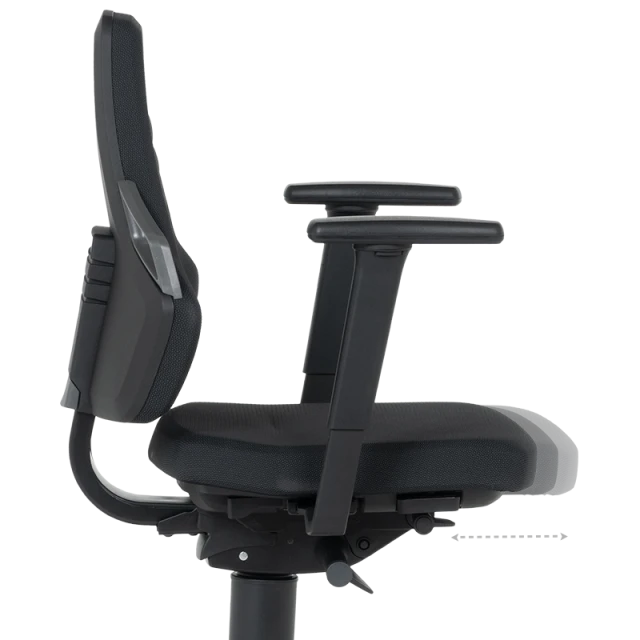 Industrial ergonomic chair BIMOS NEXXIT 3 - 9031 - black