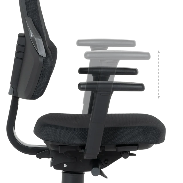 Industrial ergonomic chair BIMOS NEXXIT 3 - 9031 - black