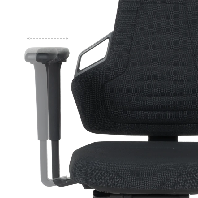 Industrial ergonomic chair BIMOS NEXXIT 3 - 9031 - black