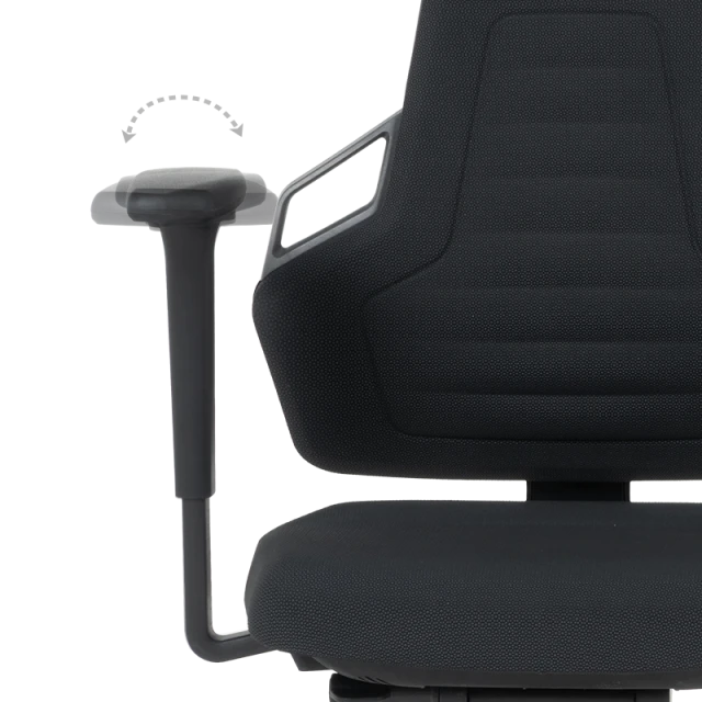 Industrial ergonomic chair BIMOS NEXXIT 3 - 9031 - black