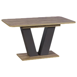 Extendable dining table ALARA - oak W
