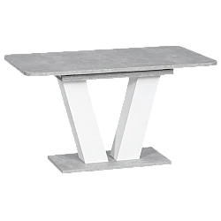 Extendable dining table ALARA - white