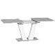 Extendable dining table ALARA - white