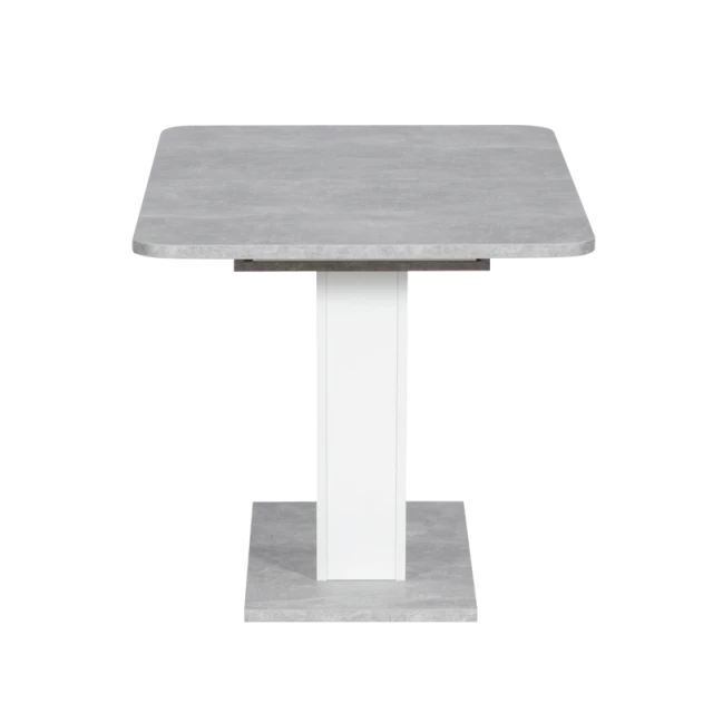 Extendable dining table ALARA - white
