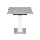 Extendable dining table ALARA - white