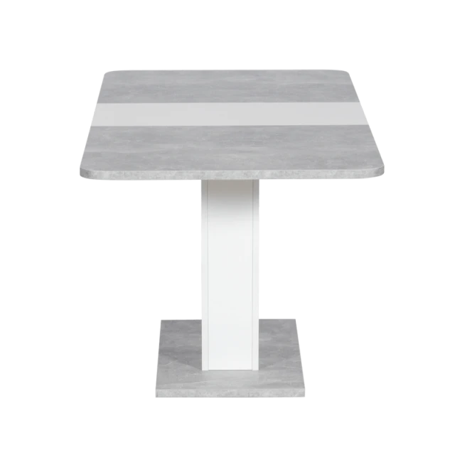 Extendable dining table ALARA - white