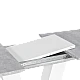 Extendable dining table ALARA - white