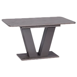 Extendable dining table ALARA - dark gray