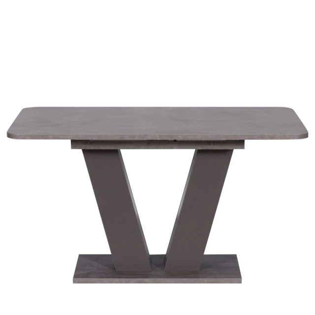 Extendable dining table ALARA - dark gray