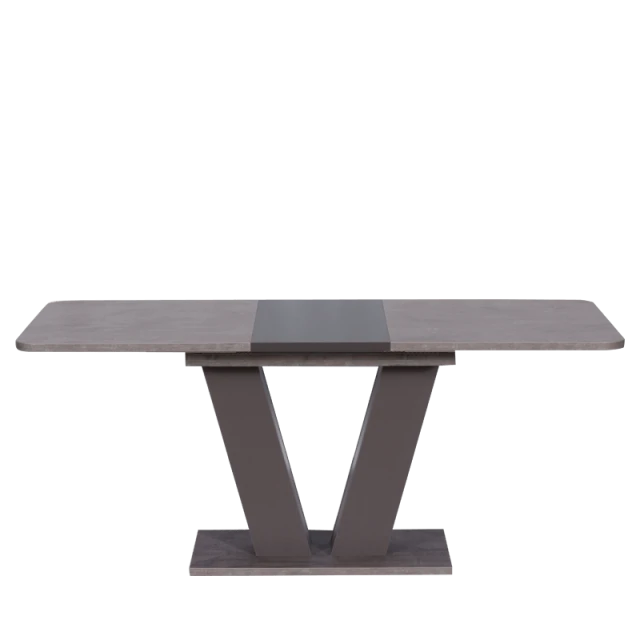 Extendable dining table ALARA - dark gray