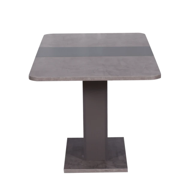 Extendable dining table ALARA - dark gray