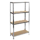 Μεταλλική βάση Carmen CR-1024-2, 180x90x40 cm, έως 600 kg ανά ράφι - ψευδάργυρος