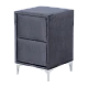 Bedroom bedside table BELLA - graphite 29