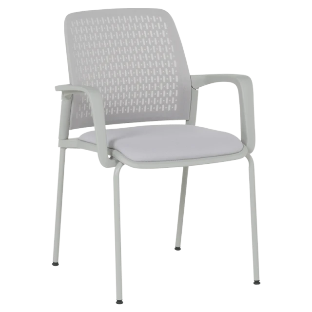 Visitor chair Carmen 1138 G - light gray