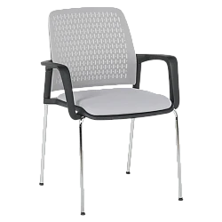 Visitor chair Carmen 1138 CH - light gray