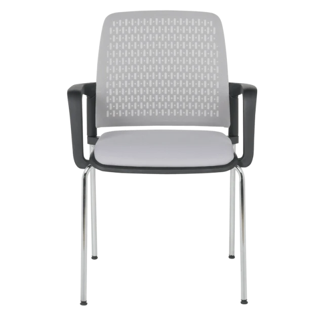 Visitor chair Carmen 1138 CH - light gray