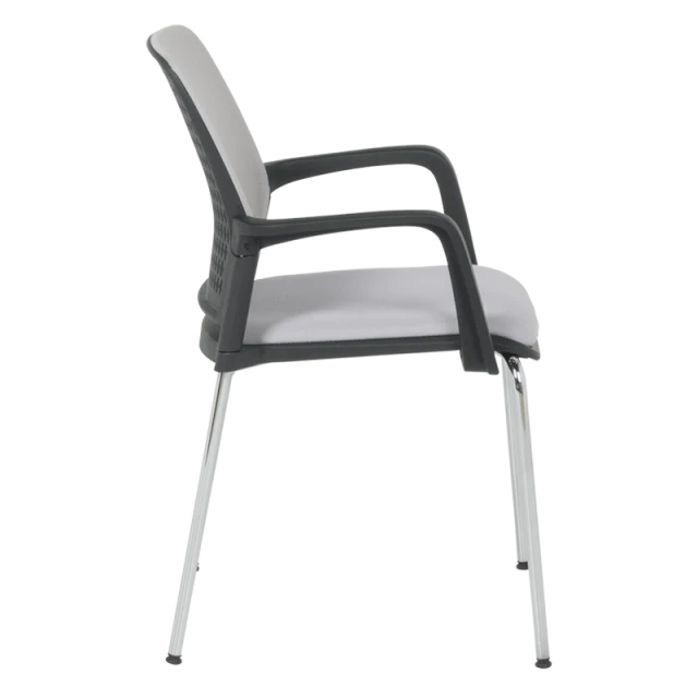 Visitor chair Carmen 1138 CH - light gray