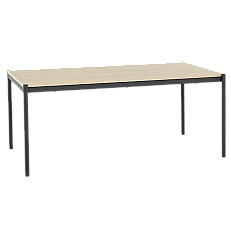 Dining table KIRUNA - beech / black