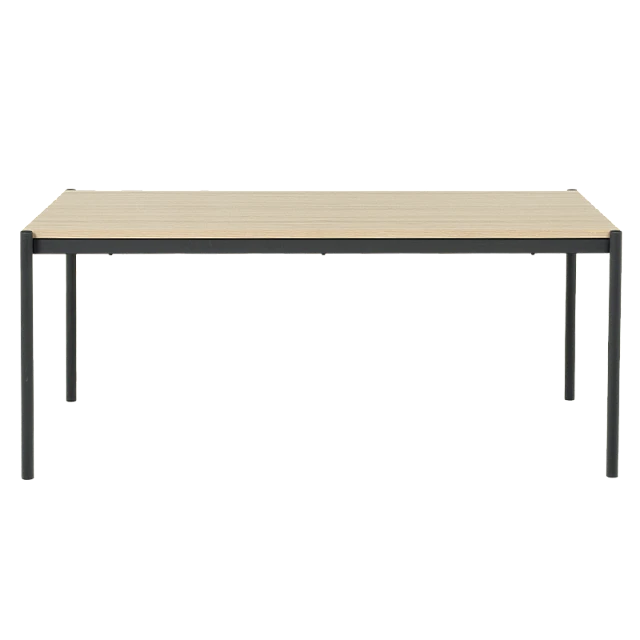 Dining table KIRUNA - beech / black