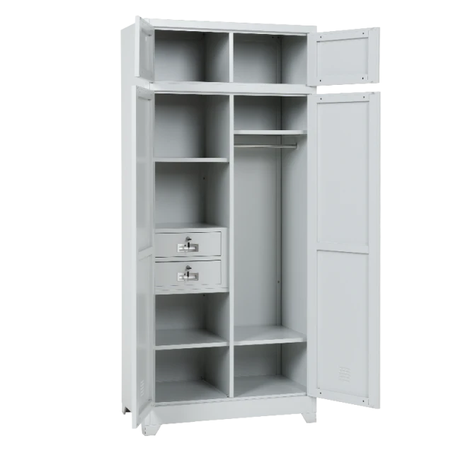 Метален шкаф Carmen CR-1229 GR - сив