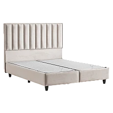 Υπνοδωμάτιο με ταπετσαρία και στρώμα PERRY LUX 140 x 200 - κρεμ 01