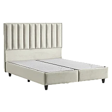 Υπνοδωμάτιο με ταπετσαρία και στρώμα PERRY LUX 160 x 200 - κρεμ 01