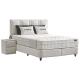 Тапицирана спалня с матрак PAROS 160 х 200 - крем AN