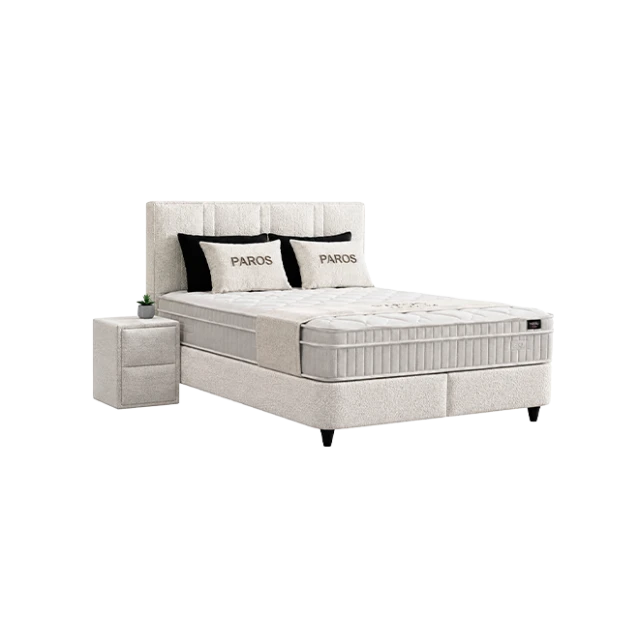 Υπνοδωμάτιο με ταπετσαρία και στρώμα PAROS 160 x 200 - pearl 03