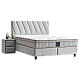 Тапицирана спалня с матрак SIESTA 160 x 200 - светлосив 21