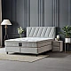 Тапицирана спалня с матрак SIESTA 160 x 200 - сив 02