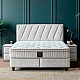 Υπνοδωμάτιο με ταπετσαρία και στρώμα SIESTA 160 x 200 - pearl SY