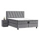 Upholstered bedroom with mattress SIESTA 160 x 200 - anthracite 13