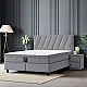 Upholstered bedroom with mattress SIESTA 160 x 200 - anthracite 13