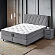 Upholstered bedroom with mattress SIESTA 160 x 200 - anthracite 13