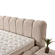 Upholstered bedroom with mattress RODOS 160 x 200 - beige 04