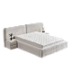 Тапицирана спалня с матрак MYKONOS 180 х 200 - перла SY