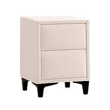 Bedroom bedside table MATHILDA - cream 02