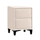 Bedroom bedside table MATHILDA - cream 02