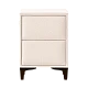 Bedroom bedside table MATHILDA - cream 02