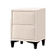 Bedroom bedside table MATHILDA - cream 02