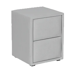 Bedroom bedside table SIESTA - light gray 21