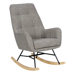 Rocking chair BIANCA - gray