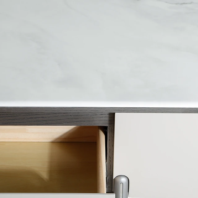 Coffee table FLINT - white-cappuccino