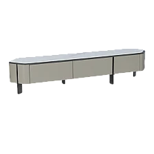 TV cabinet TATUM - white-cappuccino