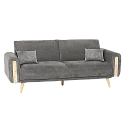 Sofa bed - three-seater GOMA - gray E13