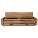 Sofa bed - three-seater BALAMBA - ocher H37