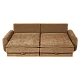 Sofa bed - three-seater BALAMBA - ocher H37