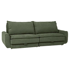 Sofa bed - three-seater BALAMBA - olive green H75