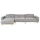 Corner sofa bed VIVI - gray V11