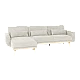 Corner sofa bed VIVI - sand V28